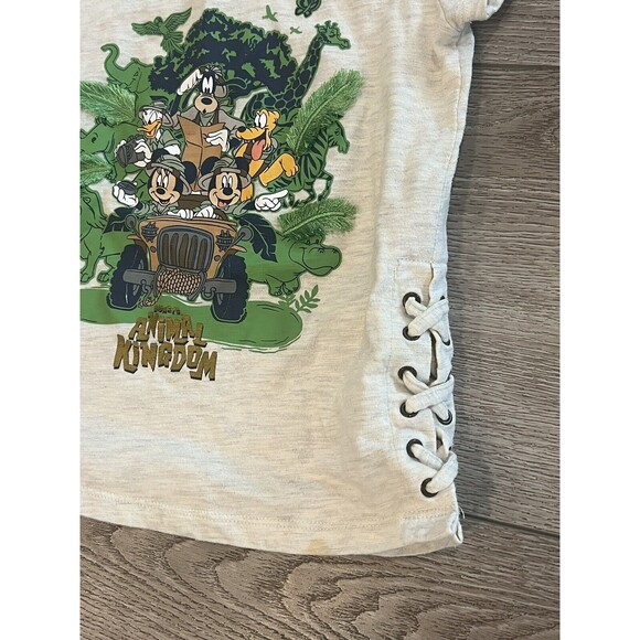 Disney Parks Animal Kingdom XS T-shirt Mickey Donald Goofy and Pluto - Picture 4 of 7